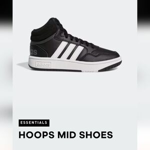 Adidas Hoops Mid Shoes Kids Size 2